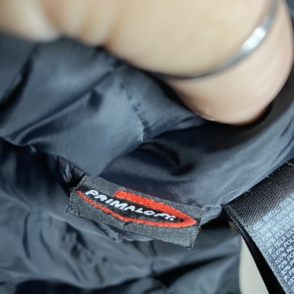 THE NORTH FACE WOMEN PRIMALOFT JACKET SIZE Medium black With Removable Hood - Picture 4 of 9